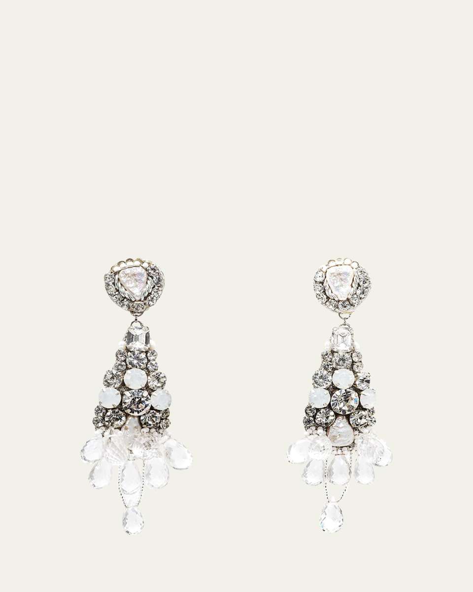 Iridescent Crystal Earrings
